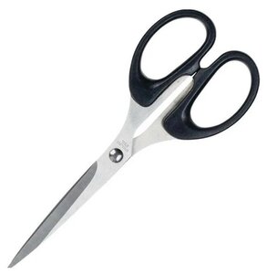 Ножницы канцелярские с пластиковыми ручками, 16 см