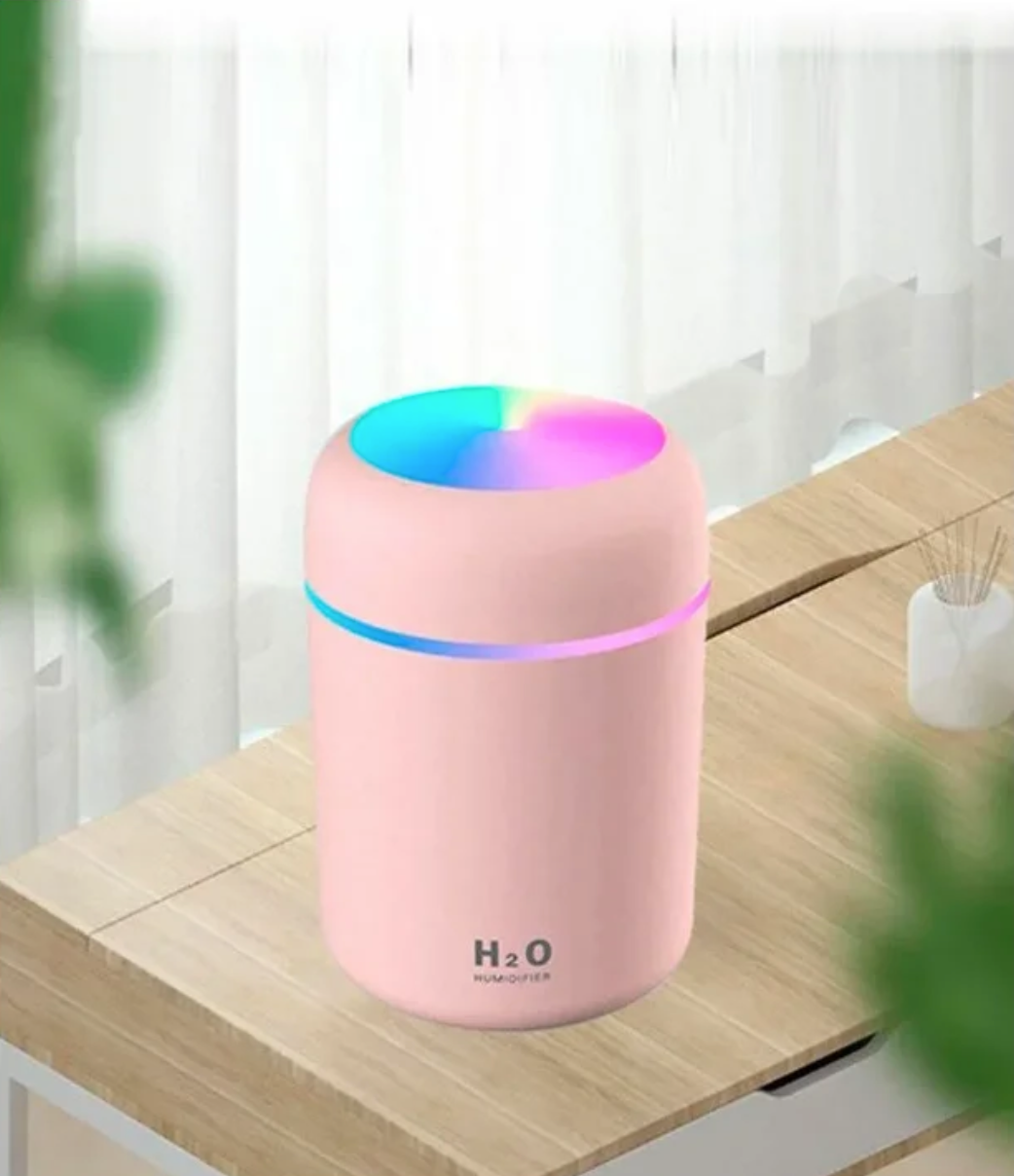 Аромадиффузор-ночник Humidifier H2O, розовый