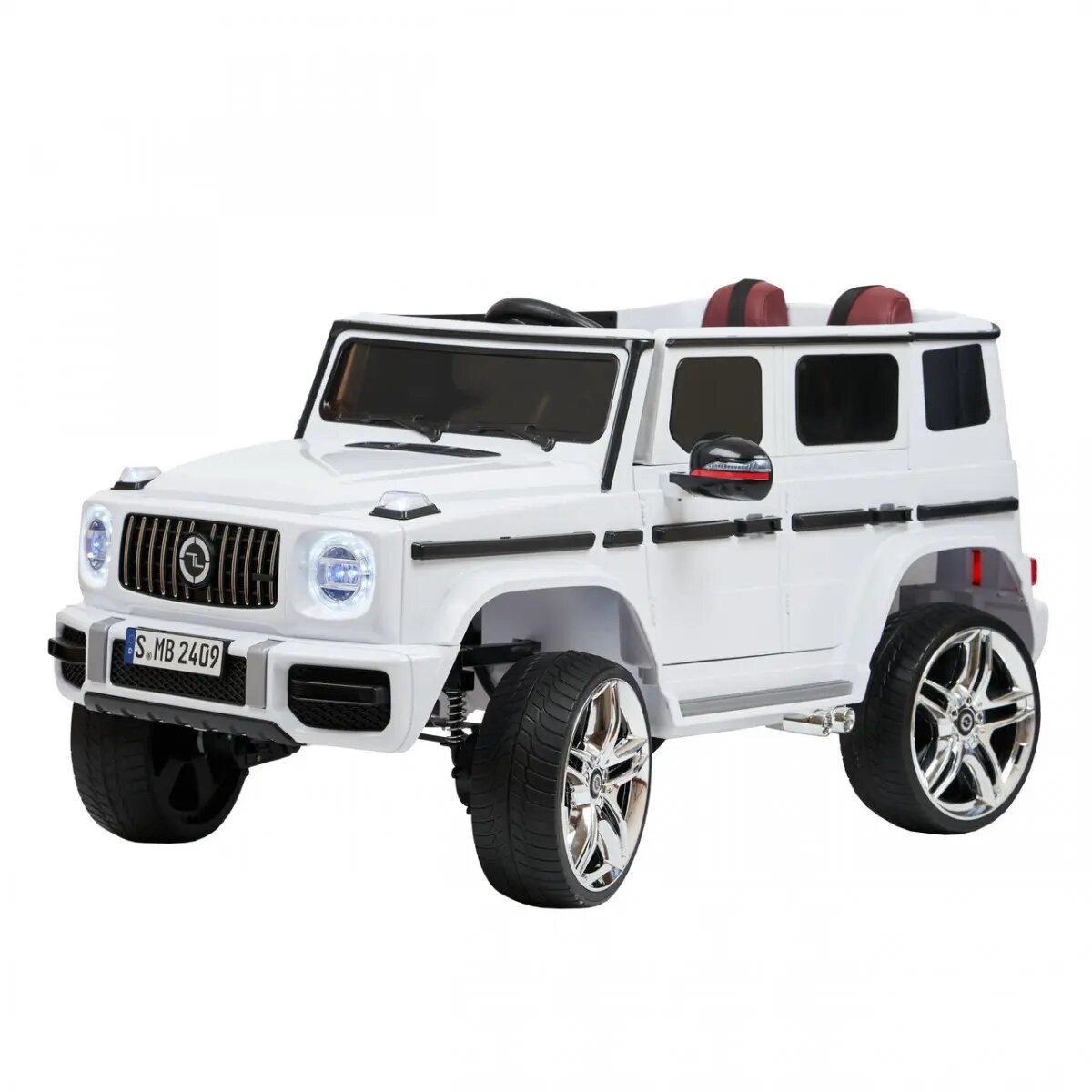 Джип детский Toyland Mercedes Benz G63 (высокая дверь) Белый