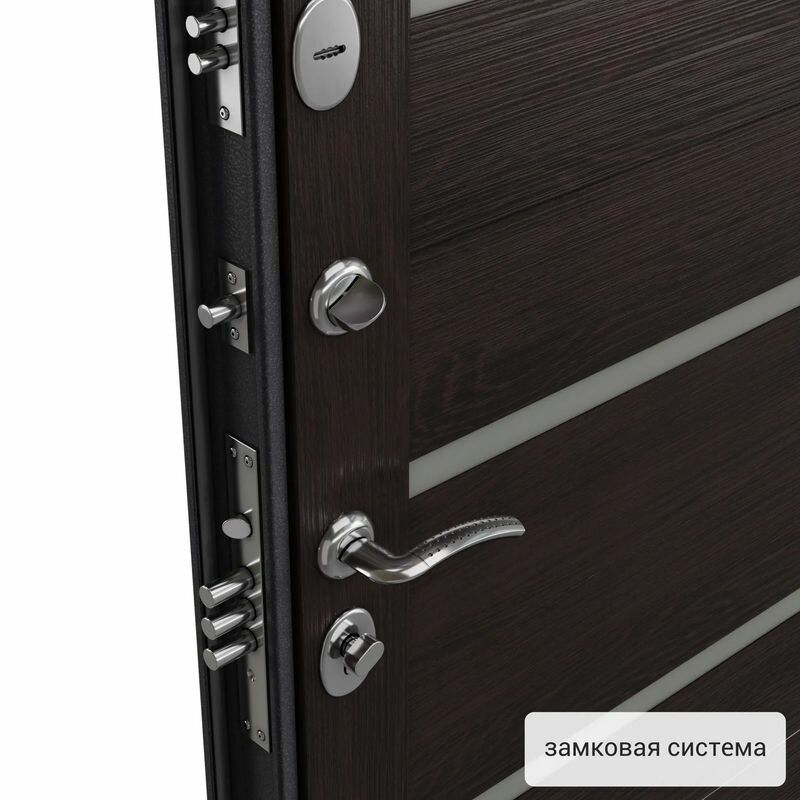 Дверь входная Torex для квартиры Flat-S, 950х2050 левый, тепло-шумоизоляция, антикоррозийная защита, замки 4-го и 2-го класса защиты, серый/коричневый - фотография № 6