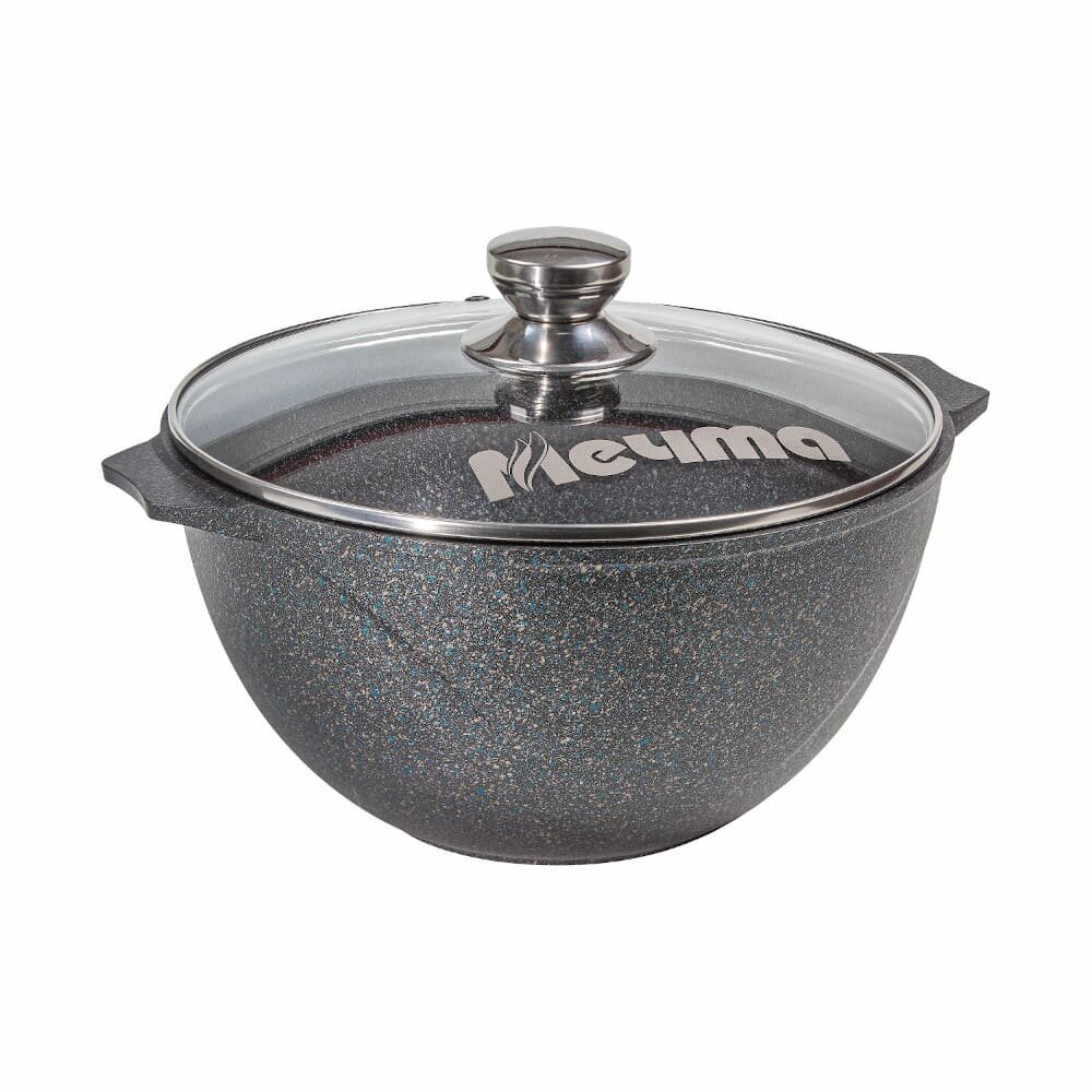 фото Казан для плова индукцияионный 4,5л антипригарное покрытие Гранит black Induction Pro 54802И