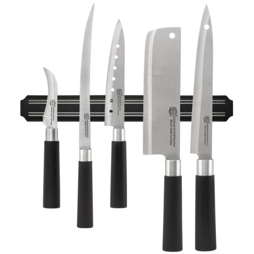 Набор кухонных ножей на магнитном держателе Axwild BORNER ASIA 4018098, 5 штук