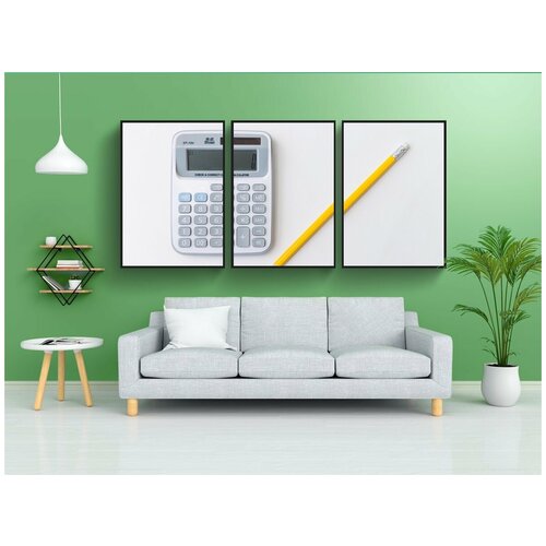 фото Набор модулных постеров для интерьера "офис, сочинение, бизнес" 60x90 см. в тубусе, без рамки lotsprints