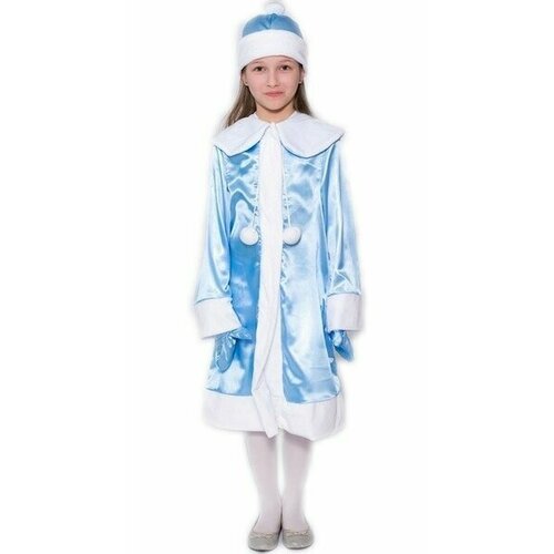 Костюм девочки снегурочки атласный взрослый голубой костюм снегурочки амалии