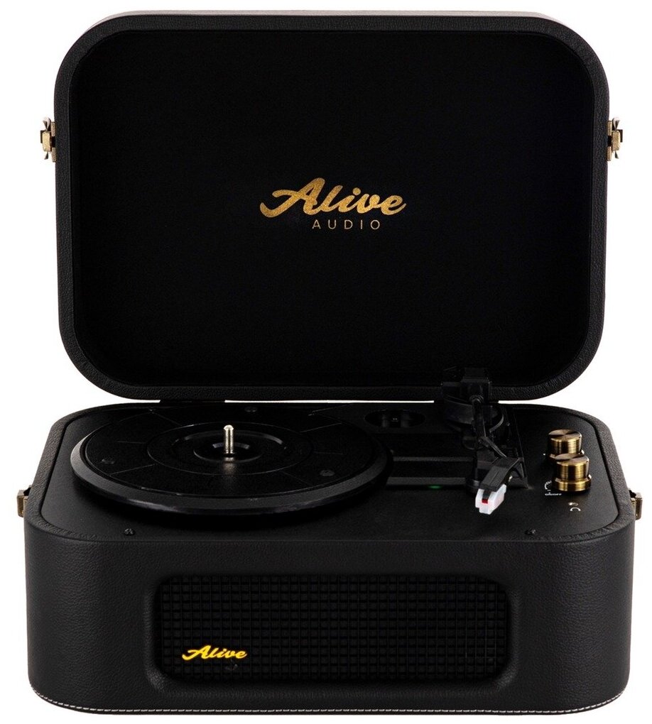 Виниловый проигрыватель Alive Audio STORIES Glam Noir c Bluetooth