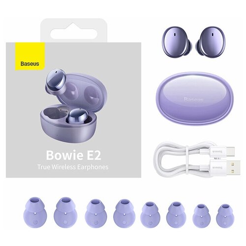 Baseus Bowie E2 Наушники беспроводные фиолетовые 250000₽