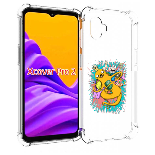 Чехол MyPads время приключений рисунок для Samsung Galaxy Xcover Pro 2 задняя-панель-накладка-бампер чехол mypads время приключений рисунок для samsung galaxy xcover pro 2 задняя панель накладка бампер