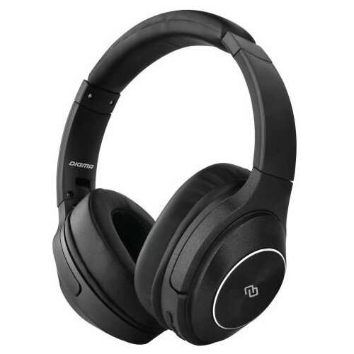 Гарнитура Digma BT20 ANC BT накладные черный 235400₽