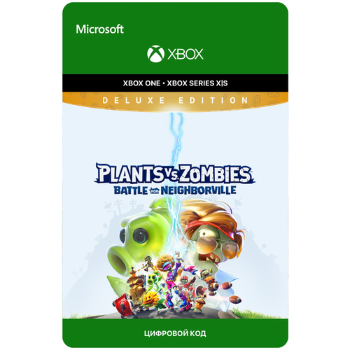 Игра Plants vs Zombies: Battle for Neighborville - Deluxe Edition для Xbox One/Series X|S (Аргентина), русский перевод, электронный ключ