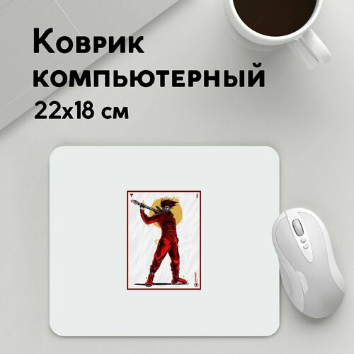 Коврик для мышки прямоугольный 220x180x3мм / Slipknot / Рок / SLIPKNOT Jim Root