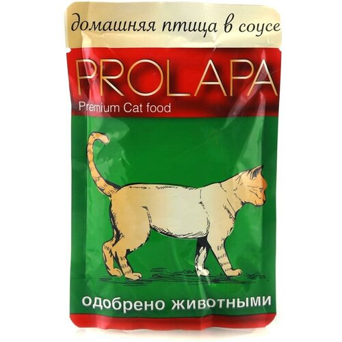 Prolapa Premium, домашняя птица в соусе, пауч (0.1 кг) 12 шт (3 упаковки)