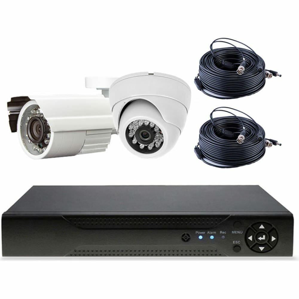 Комплект видеонаблюдения AHD 5Мп PS-link KIT-B502HD 1 камера для помещения 1 для улицы