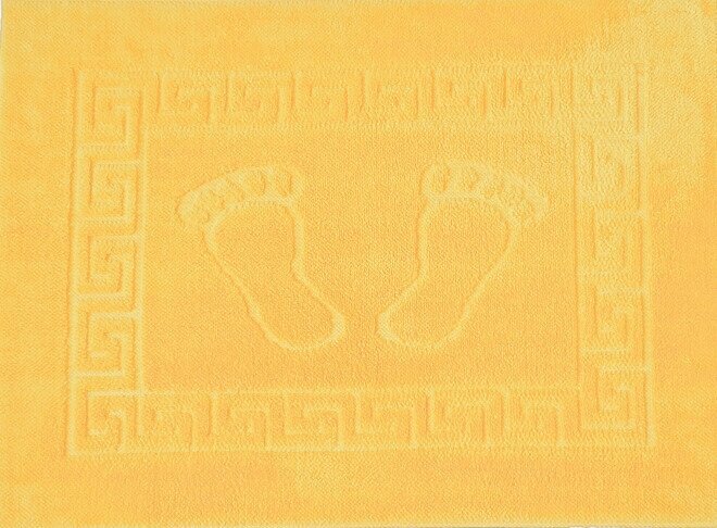 Коврик для ванной Primanova Серия: FOOT цвет: оранжевый размер: 50x70 материал: полипропилен (DR-62010)