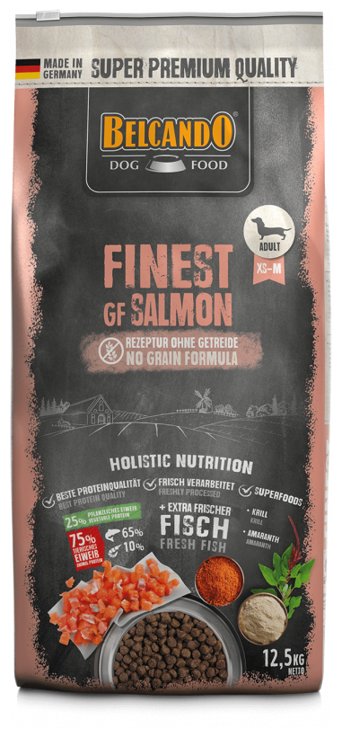 Belcando Finest GF Salmon Сухой беззерновой корм для собак Лосось 12.5кг