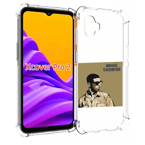 чехол mypads drake more life для samsung galaxy xcover 5 задняя панель накладка бампер Чехол MyPads Drake - Takeover для Samsung Galaxy Xcover Pro 2 задняя-панель-накладка-бампер