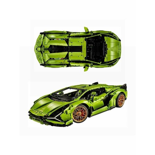 конструктор technic техник lamborghini sian fkp 37 крупный Конструктор Техник KK 6891 - Lamborghini Sian FKP 37