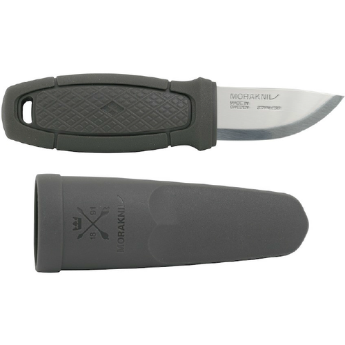 Нож Morakniv Eldris LightDuty, нержавеющая сталь, цвет темно-серый, с ножнами, 13843