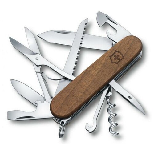 Нож Victorinox Huntsman Wood, 91 мм, 13 функций, дерево