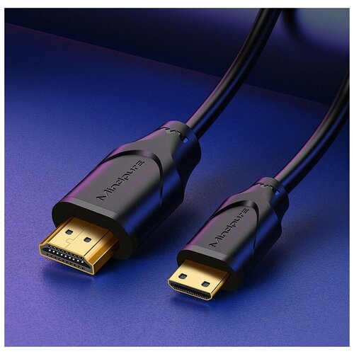 Высококачественный кабель Mindpure HDMI (M) - Mini HDMI (M) 2.0v AD016. 3м кабель mindpure hdmi m hdmi m 2 0 hd002 25м