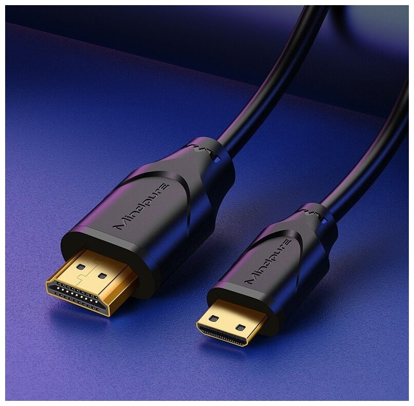 Кабель Mindpure Mini HDMI (M) - HDMI (M) 2.0 AD016 1.5м