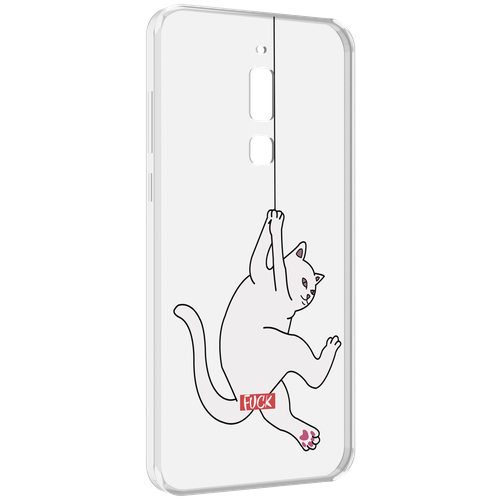 Чехол MyPads котяра-на-веревке для Meizu M6T задняя-панель-накладка-бампер чехол mypads котяра на веревке для tcl 40 se задняя панель накладка бампер