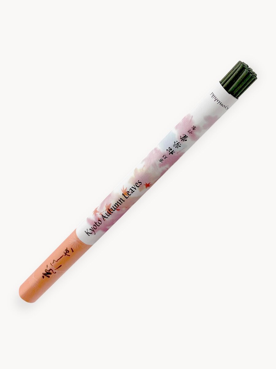 Благовония Shoyeido Kyonishiki, Осенние Листья Киото, 35 ароматических палочек 22 см, Япония