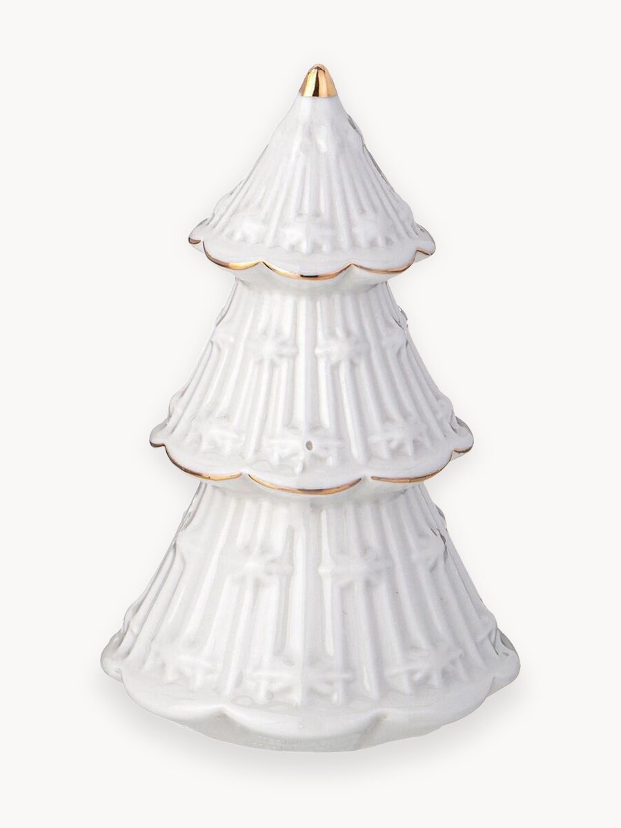 Фигурка Lefard "Ёлка", 8.5х8.5х13.5 см, фарфоровая, новогодняя статуэтка