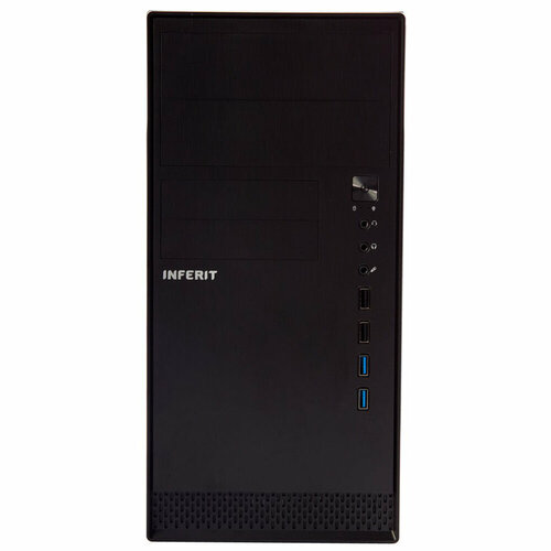 Inferit DESKTOP Intel Core i3 10100(3.6Ghz)/8192Mb/256SSDGb/noDVD/Intel UHD Graphics 630/DOS/Black