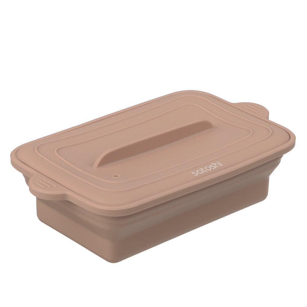 фото SATOSHI Контейнер складной для запекания (пароварка) 20х11х7см прямоугольный, силикон