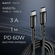 Кабель USB Type-C Havit CB6235 BK быстрая зарядка и передача данн...
