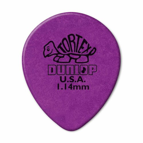 медиаторы 0 73мм dunlop tortex standard 418r073 72pack Медиаторы Dunlop 413R114 Tortex Teardrop 72Pack