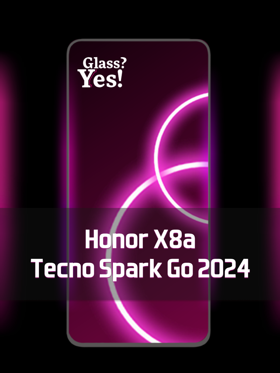 Защитное стекло для Honor X8a Tecno Spark Go 2024 на Хонор икс 8а х8а / Текно спарк го 2024