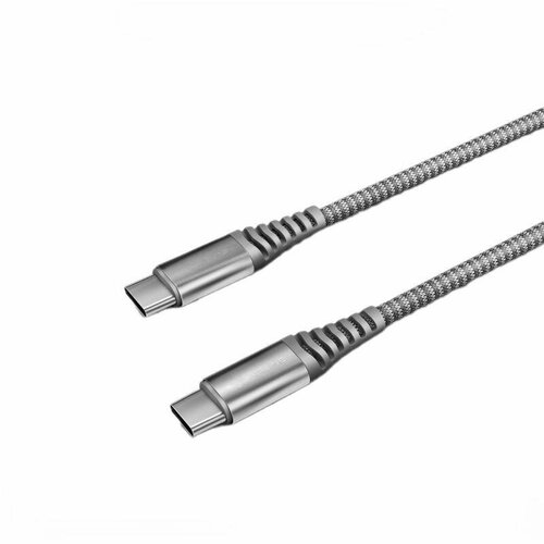 Кабель Type-C - Type-C поддержка PD 1м. черный нейлоновый (ACH-CPD-27) EAN-13: 4680295113478