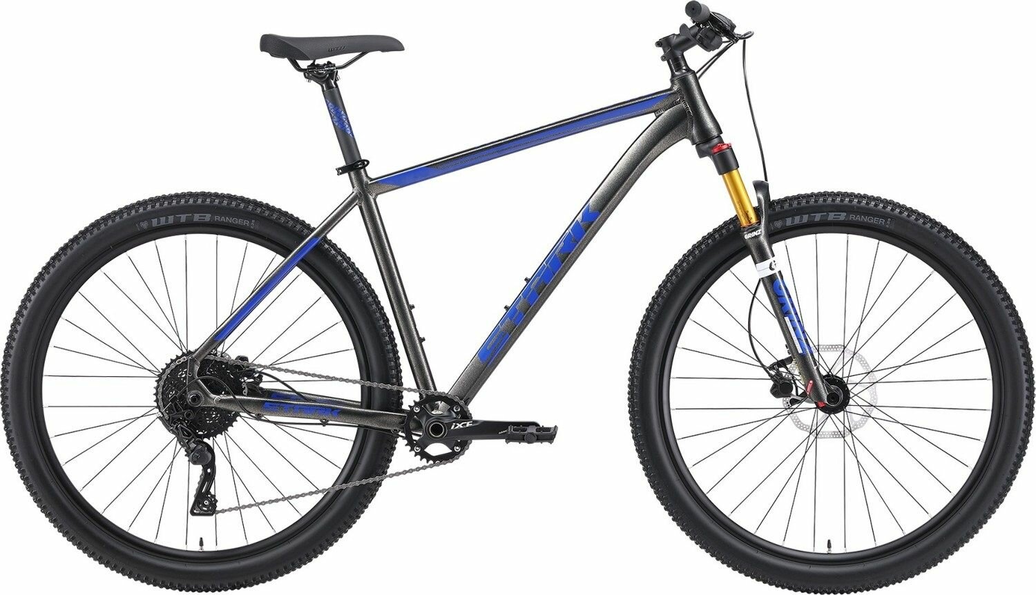 Велосипед Stark Armer 29.5 HD (2024) (Велосипед Stark'24 Armer 29.5 HD антрацитовый матовый/синий 20", HQ-0014061)