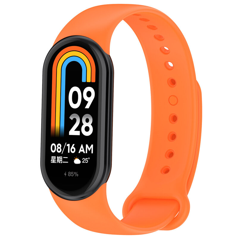 Ремешок для Xiaomi Mi Band 8 оранжевый