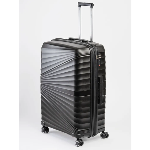 Чемодан Impreza, 50 л, размер S, черный чемодан impreza yel 717 40 л размер s черный