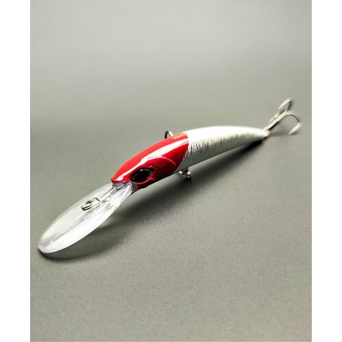 Воблер для троллинга YO-ZURI 110 Crystal minnow Deep diver(F) Япония на щуку, сома, судака