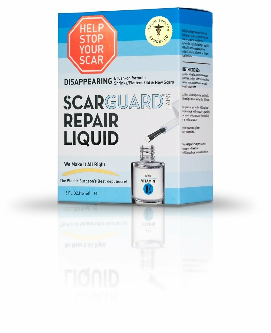 "Scarguard Repair Liquid " - Средство против шрамов разработанное хирургом