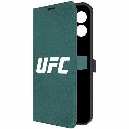 Чехол-книжка Krutoff Eco Book для Oppo A38 4G UFC (зелёный опал)