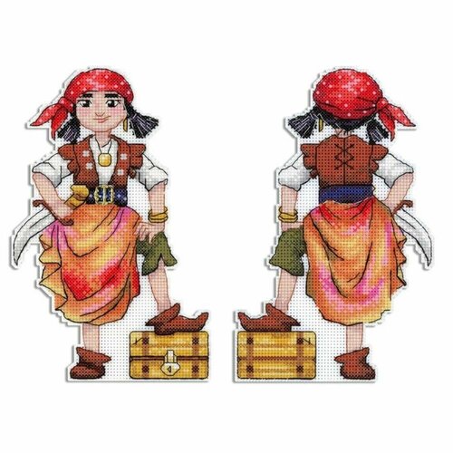 Набор для вышивания на пластиковой канве Жар-Птица Р-926 Маленькая разбойница 18 х 12 см