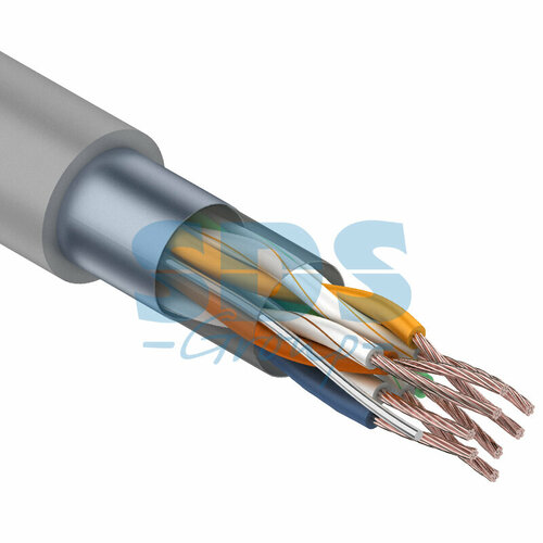 Кабель FTP 4PR 24AWG CAT5e 305м STRANDED REXANT кабель ftp 4pr 24awg 4х2х0 51 cat5e 305м cu outdoor skynet