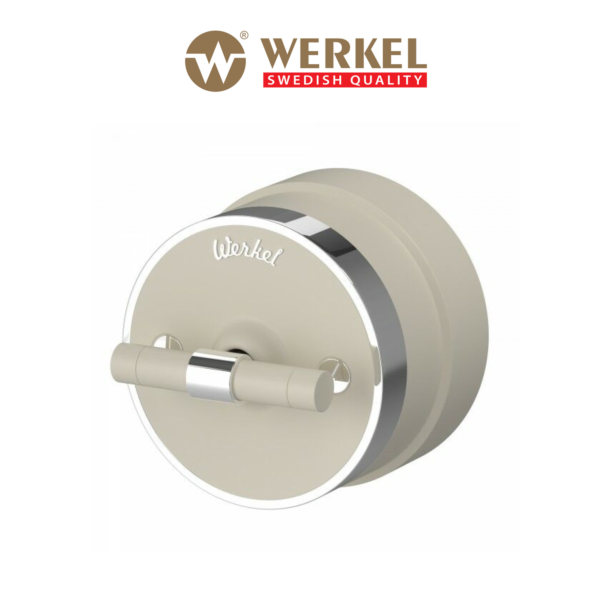 Переключатель/выключатель одноклавишный Werkel Vintage W5812055 слоновая кость матовый/хром IP20