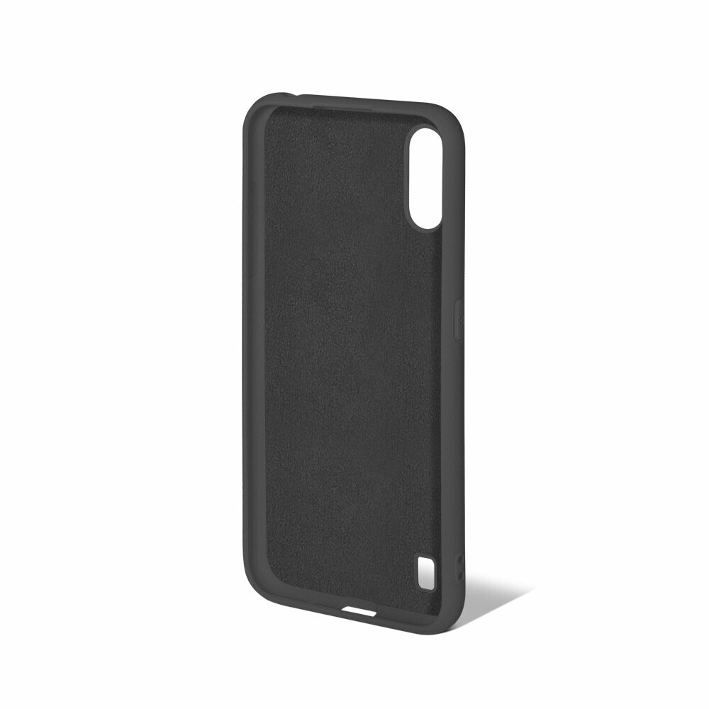 Чехол (клип-кейс) DF sOriginal-15, для Samsung Galaxy M01, черный [df ] - фото №5
