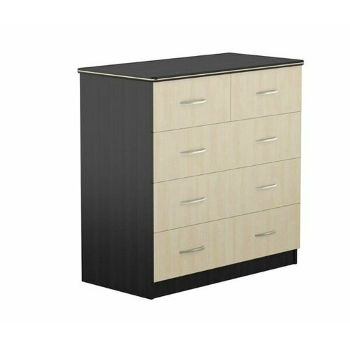 ЭКО Комод Дуэт 900 5 ящиков венгедуб молочный 7310₽