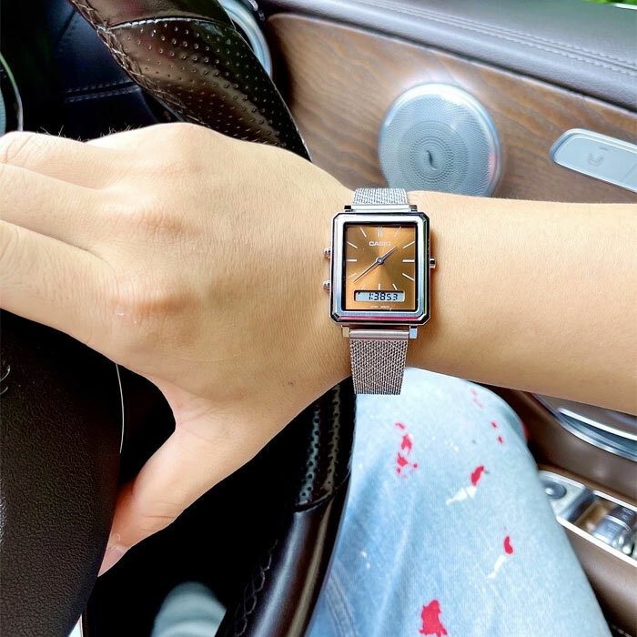 Наручные часы CASIO, оранжевый — фото 1