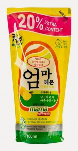 Изображение товара Mama Ultimate Бальзам для мытья посуды Лимон, 600 мл.