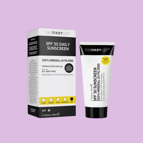 The inkey list Mineral Sunscreen SPF 30 солнцезащитный крем 50ml 2990₽