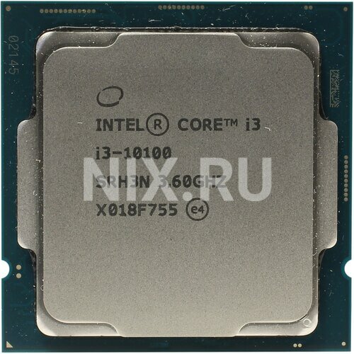 Процессор Intel Процессор Intel Core i3 10100 OEM (CM8070104291317, SRH3N)