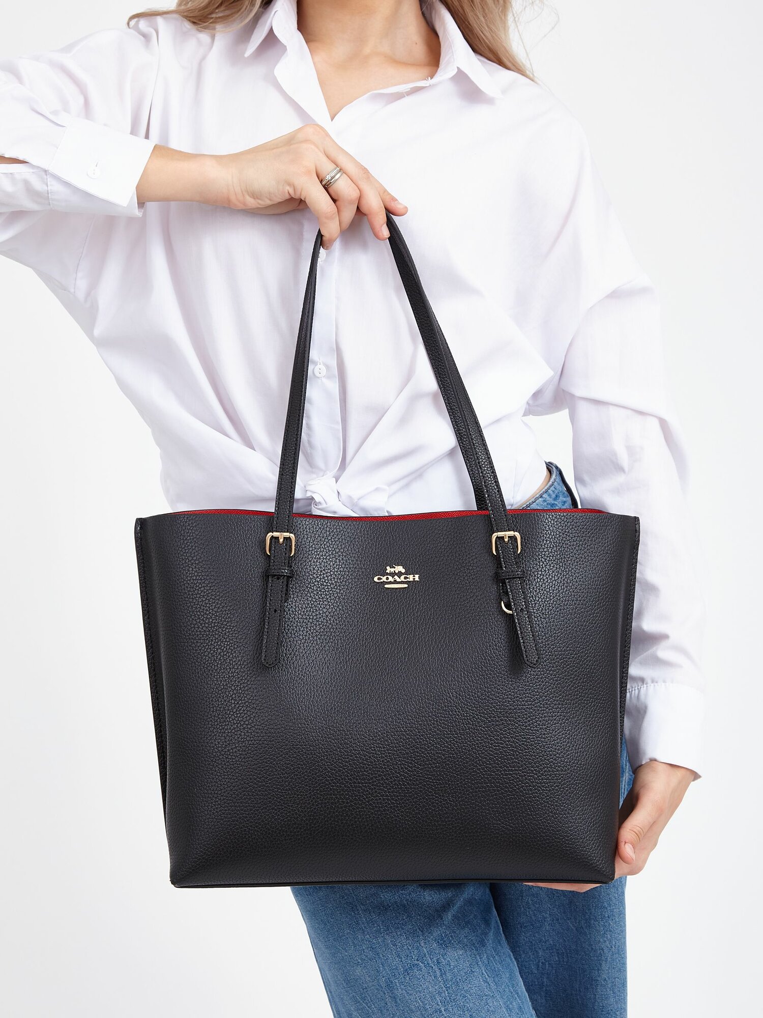 Сумка шоппер , черный — фото 1