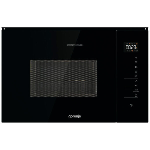 СВЧ-печь Gorenje BMI251SG3BG, нержавеющая сталь, гриль, 25л, инверторная система